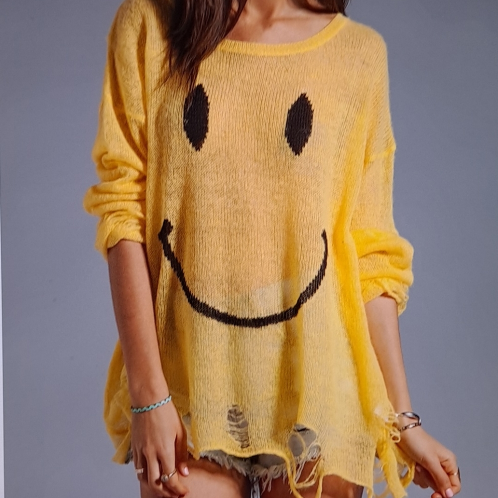 Wild Fox 90s smile lennon sweater